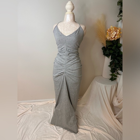 naked wardrobe Dresses & Skirts - NAKED WARDROBE Gray Maxi Dress Sz XS‎ NWT